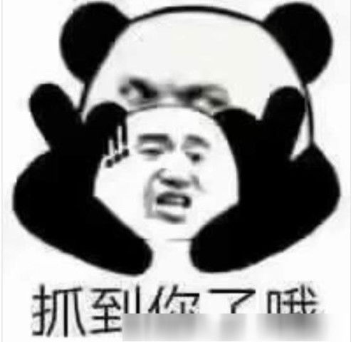 熊猫头很坏坏表情我们之间的事,可千万不要告诉别人哦