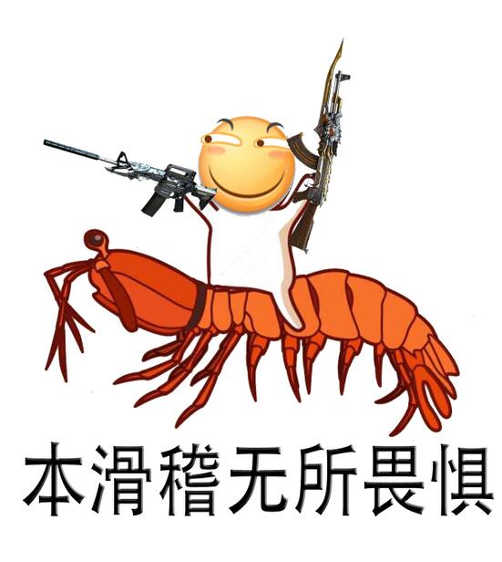 滑稽宝宝遇到皮皮虾表情包