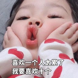 权律二渣女语录表情包喜欢一个人太累了,我要喜欢十个