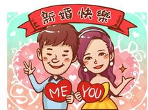 代表恭喜新婚快乐的表情包有哪些