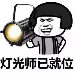 表情包丨灯光师已就位,说出你的故事