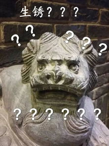 污问号表情包石狮子