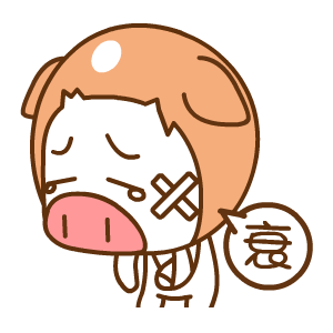 帽帽猪表情翔通动漫