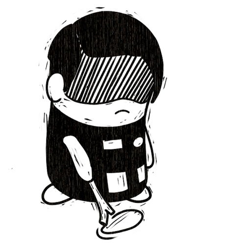 伤感表情包黑白