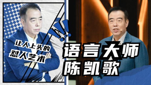 演员请就位语言艺术大师陈凯歌再怼人,用词高级表情也很到位
