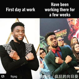 黑豹演完复仇者联盟3后被网友恶搞,他的表情包太搞笑了