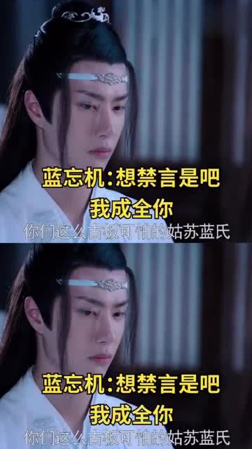 魏无羡频繁话痨引蓝忘机禁言,看到禁言那,双方表情真是绝了