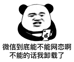 表情你能不能别点外卖了啊,我怕我送外卖被你发现熊猫头表情
