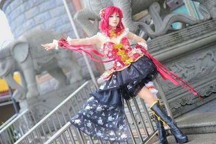 萌妹cos守望先锋魔法少女d.va古灵精怪,甜美无敌