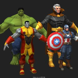 marvel漫威超级英雄3d模型大全集max2011cg模型powereddiscuz