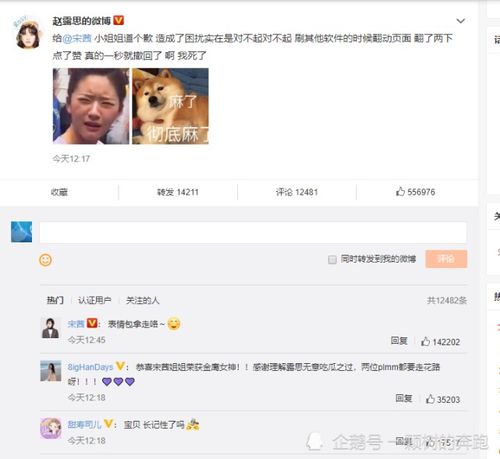 满满求生欲的赵露思公开给宋茜道歉,宋茜反应是这样的