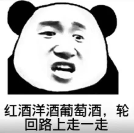 搞笑熊猫头喝酒顺口溜表情包,再掺一瓶江小白,今生今世说拜拜