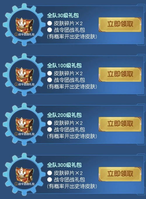 王者荣耀战令集结号升级好礼已开放领取,你领到了什么另礼包有bug,千万别先来最后一个