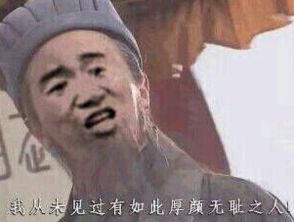 厚颜无此之人表情