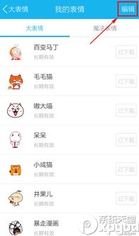 手机qq已下载表情怎么删除
