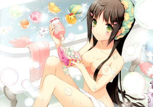 萌q版二次元美女插画动漫