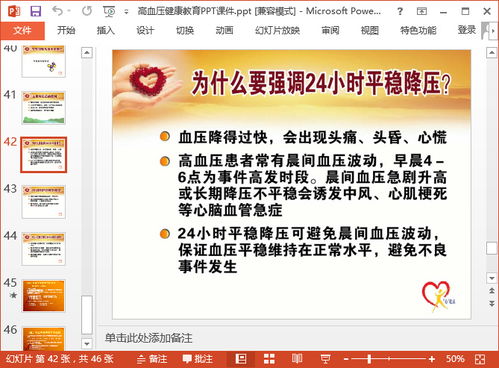 表情高血压健康教育ppt课件免费版表情