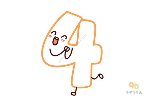 实用手账素材表情数字简笔画