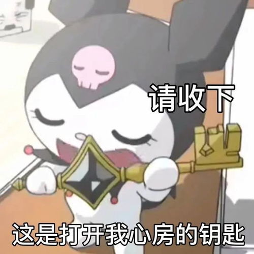 库洛米情侣小黄脸手捧莲花佛系表情包