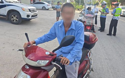 严查吉水又一批人骑车不戴头盔当场被抓看看都有谁