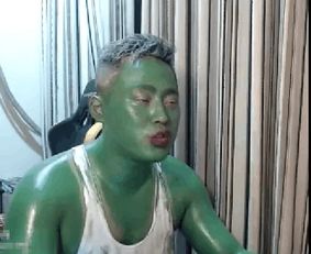 dnf李永万圣节cos绿巨人,粉丝调侃你这是绿皮怪吧