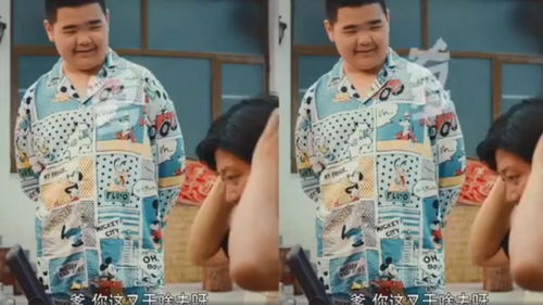 爷孙变父子国民表情包谢飞机长大了,还和谢广坤合作偶像剧