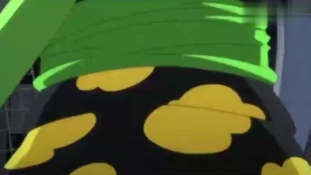 海贼王草帽海贼团被包围弗兰奇发型太有个性了,一招被制服.