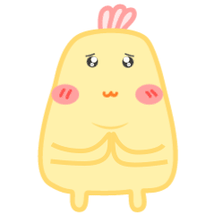 小黄鸡少女微信表情