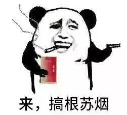 来一打搞根烟表情包