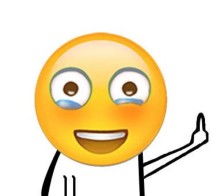 捂嘴感动哭emoji表情包表情包