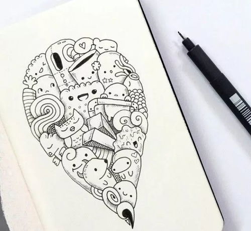 简单可爱的手绘手账画,教你一学就会