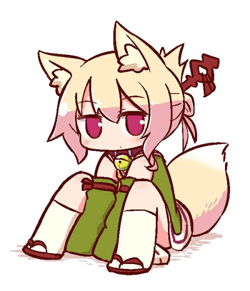 小狐狸兽耳酱的表情包收集日语画师nagau