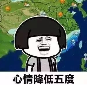 我的天英文表情包天气预报