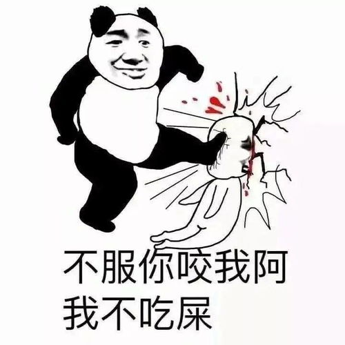 熊猫头表情包i就这啊,回家养猪吧你