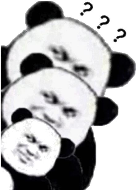 表情包熊猫头视频摆摊