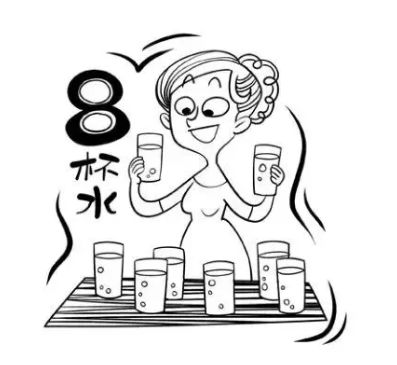 喝水都胖的表情包胃肠