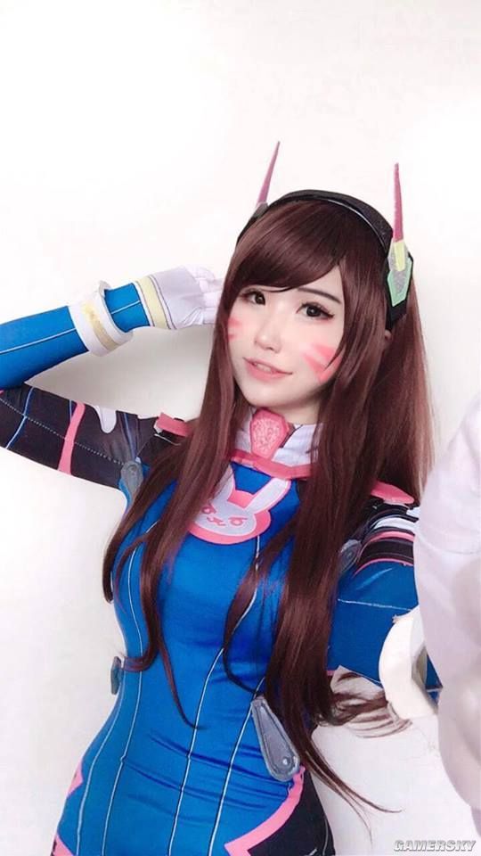 糟了是心动的感觉越南萌妹cos守望先锋d.va