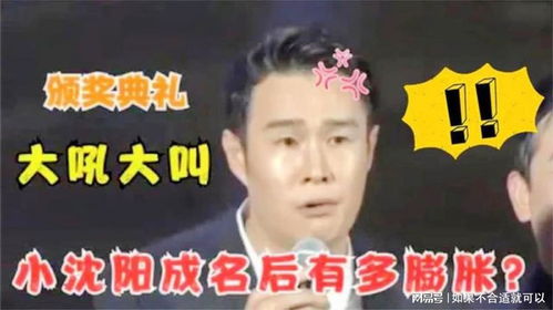 小沈阳颁奖现场发火,邓超被吓出表情包,赵本山说不敢用他了