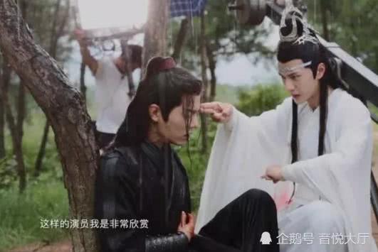 表情陈情令魏无羡腹部被刺伤,蓝忘机雨中救治,流泪表情看哭表情