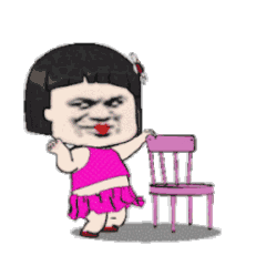 表情跳舞女孩表情包