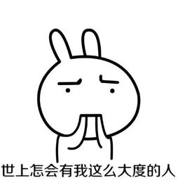 求这只兔子的表情,带字不带字都行