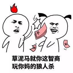狼人杀玩家必看看到第一个表情包我就流泪了