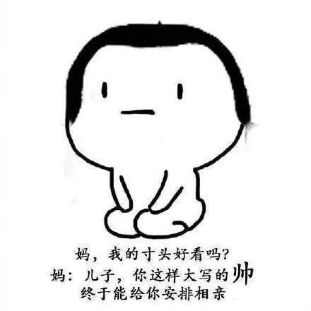 表情包我的发型与我妈妈的审美扎心了