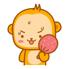 有趣的小猴子二毛微信表情图片