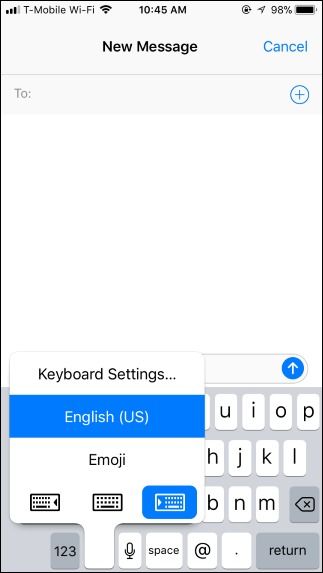 iphone键盘兼容如何在iphone上使用单手键盘