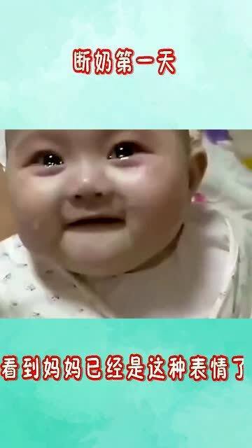 断奶第一天,看到妈妈的表情都变了