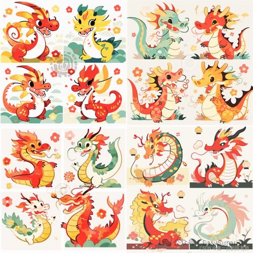 ai绘画工具画画小白也能做出龙年表情包