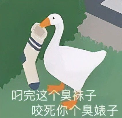 暴躁大鹅表情包在线怼人这波你学废了没