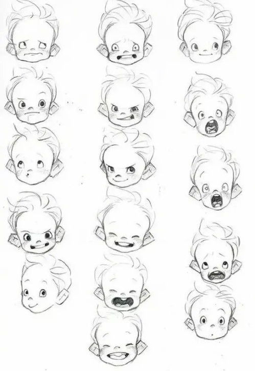 人物总是画的呆呆地教你漫画人物表情画法
