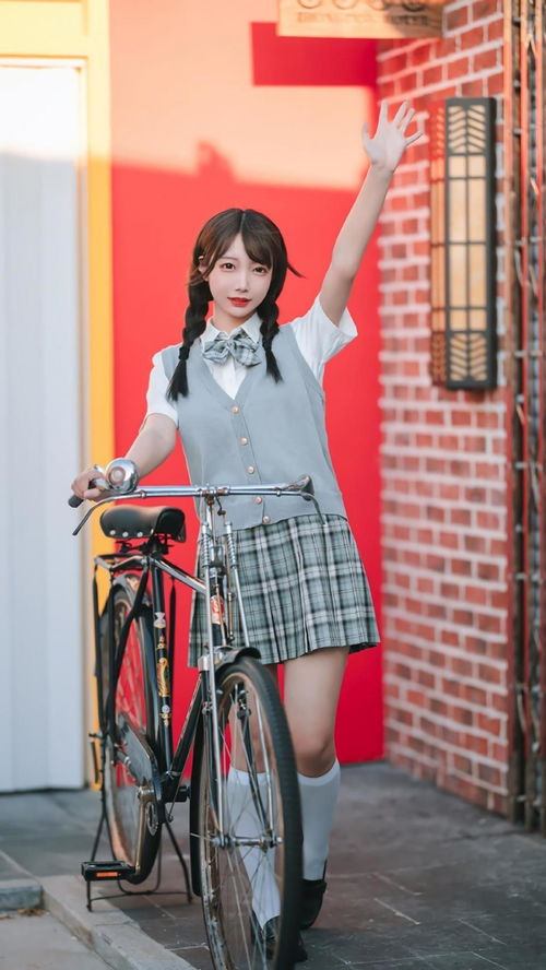 萌妹子jk制服甜美迷人写真